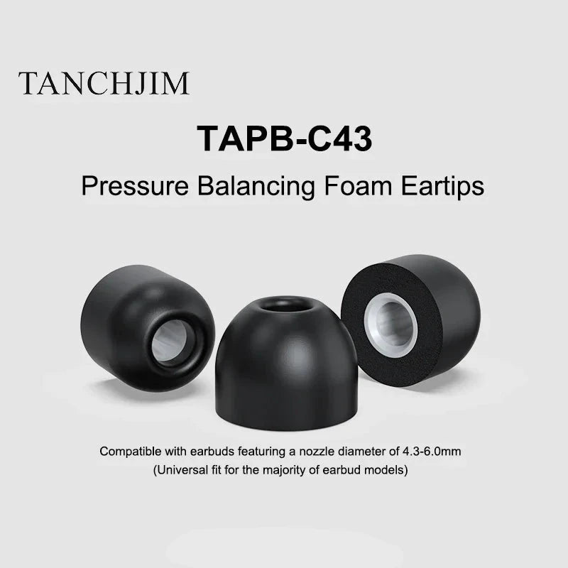 TANCHJIM TAPB - C43 Pressure Balancing Foam Eartips - The HiFi Cat