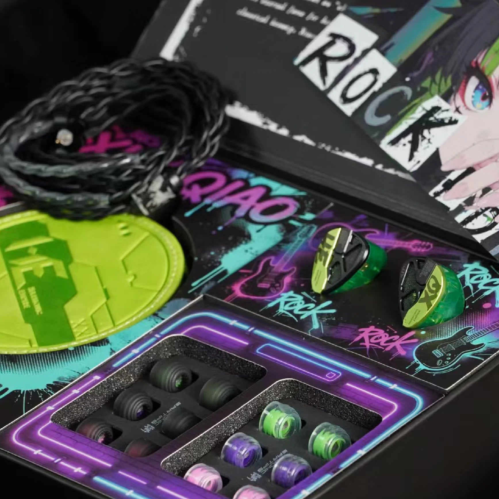 TANGZU HE XiaoQiao Rock Edition Wired IEM Headphones - The HiFi Cat