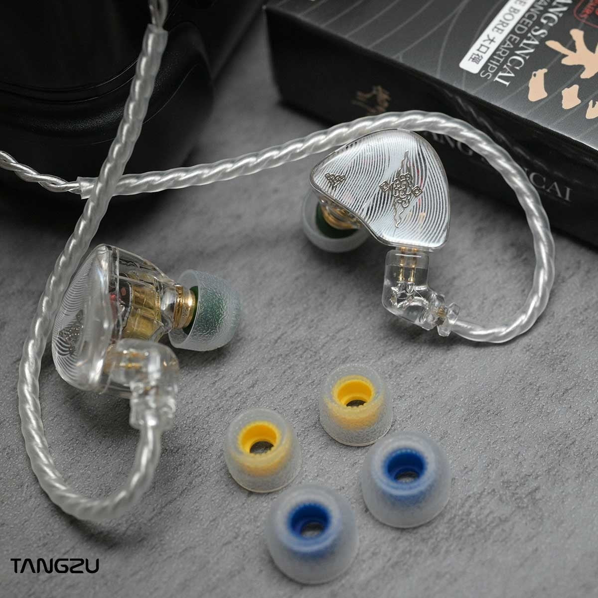 TANGZU Tang Sancai Wide Bore Version Eartips for Earphones - The HiFi Cat