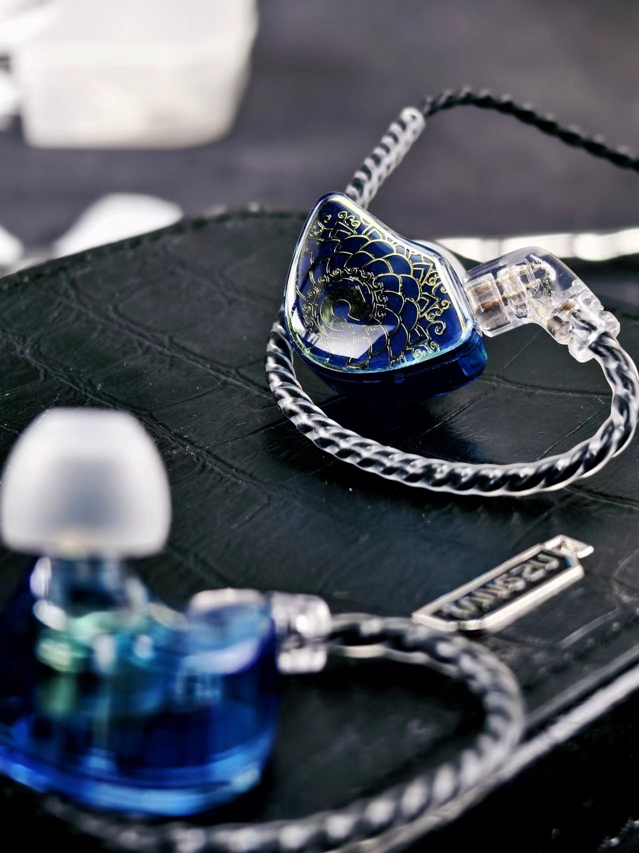 Tangzu WAN ER SG Jade Green/Blue 10mm Dynamic Driver In - ear Earphone MIC - The HiFi Cat