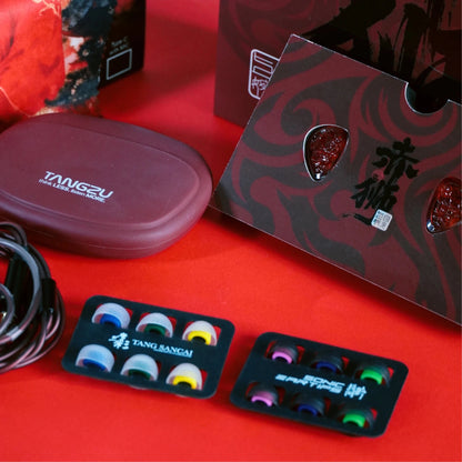 TANGZU WANER SG 2 Red Lion Edition 10mm PET Single Dynamic In - Ear Earphones - The HiFi Cat