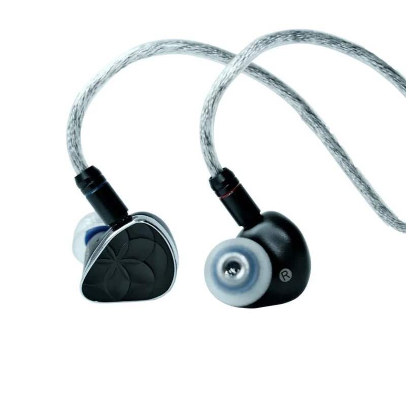 TANGZU X AZLA NOIR BLANC 1DD+3BA Hybrid Driver In - Ear Monitor Earphone - The HiFi Cat