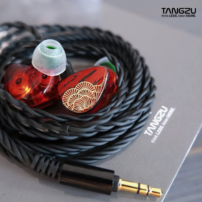 TANGZU XUAN NV Dual Dynamic Driver In - Ear Earphone IEM Headset - The HiFi Cat