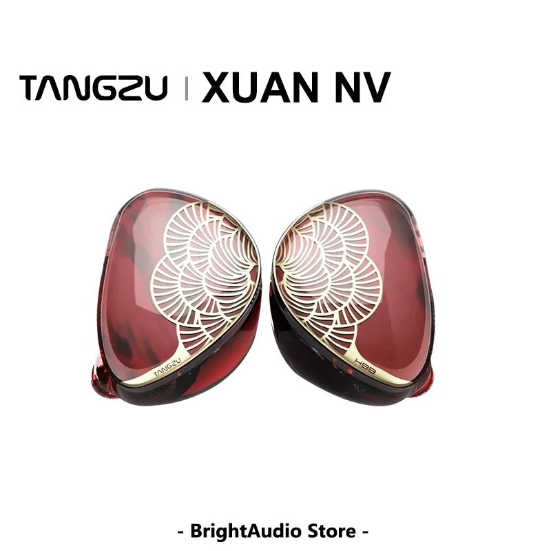 TANGZU XUAN NV Dual Dynamic Driver In - Ear Earphone IEM Headset - The HiFi Cat