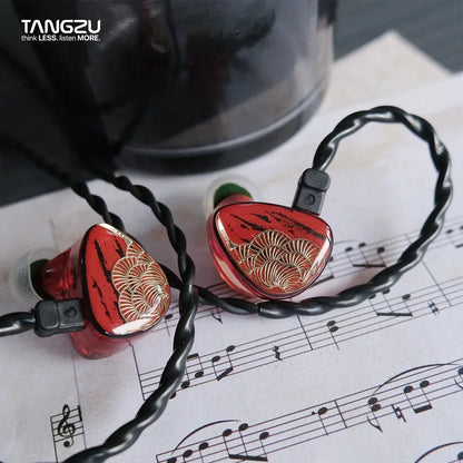 TANGZU XUAN NV Dual Dynamic Driver In - Ear Earphone IEM Headset - The HiFi Cat