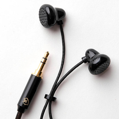 Temperament Black Bell Flagship Flat Earbud Titanium HIFI Dynamic Earphones - The HiFi Cat