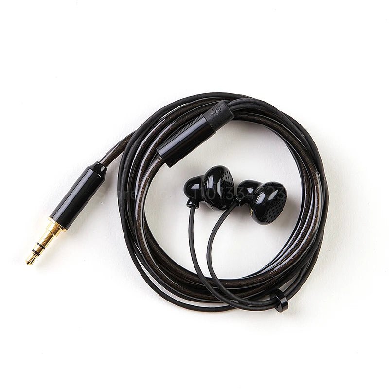 Temperament Black Bell Flagship Flat Earbud Titanium HIFI Dynamic Earphones - The HiFi Cat