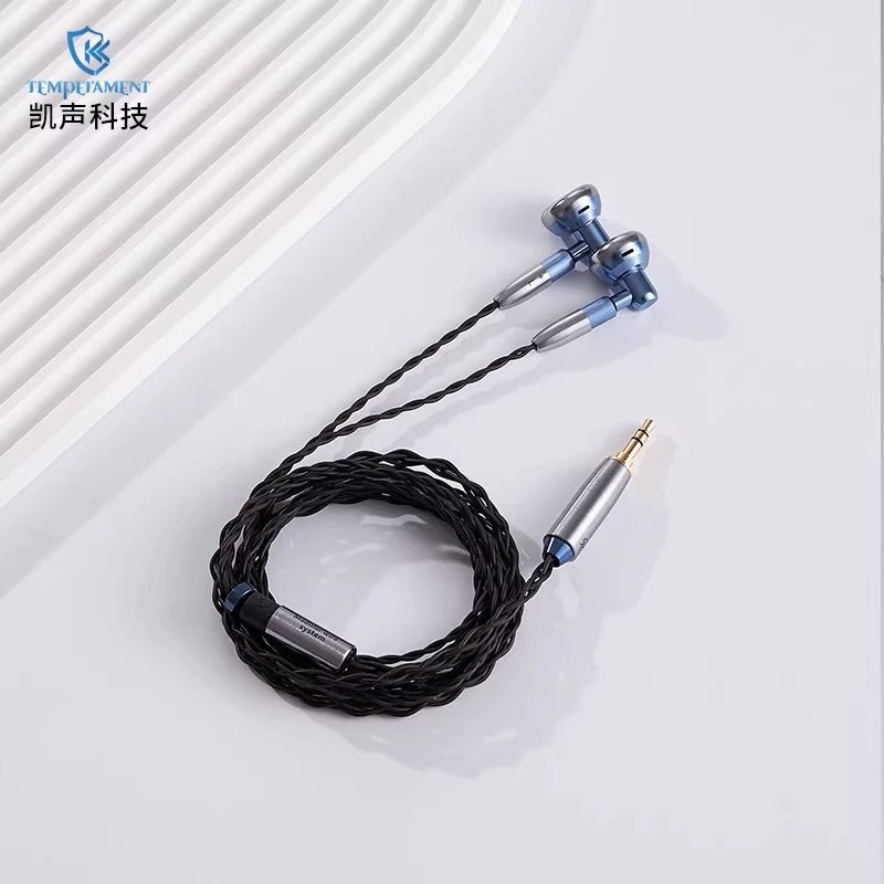 Temperament DM7S 137 Reference - Grade Flat - Head Earbuds - The HiFi Cat