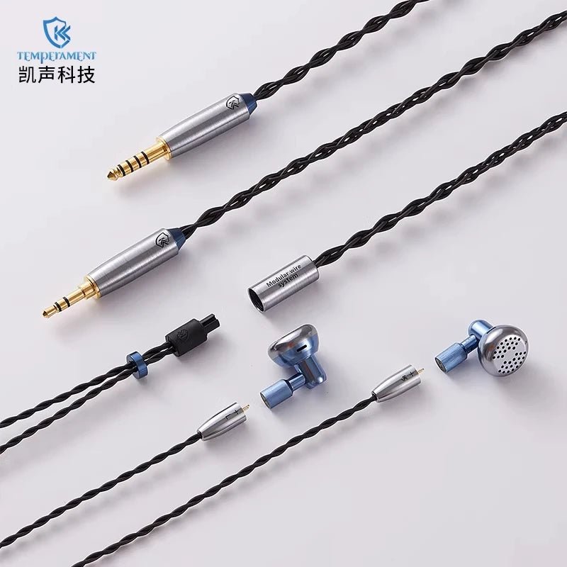 Temperament DM7S 137 Reference Flat-Head Earbuds - 137Ω Hi-Fi