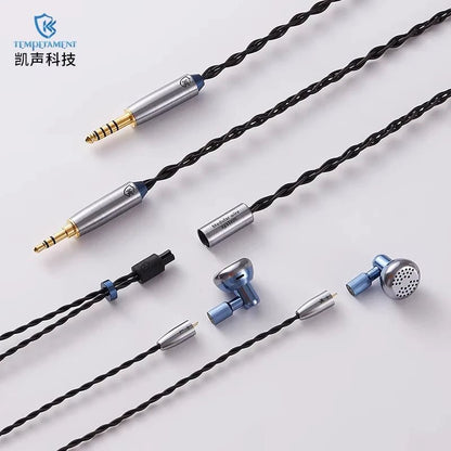 Temperament DM7S 137 Reference - Grade Flat - Head Earbuds - The HiFi Cat