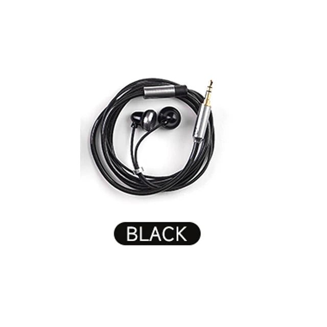 Temperament - X3 In Ear Flat Head Plug Earphones HIFI Wired Flat Headset - The HiFi Cat