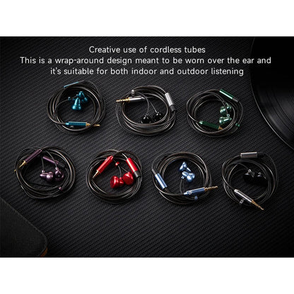 Temperament - X3 In Ear Flat Head Plug Earphones HIFI Wired Flat Headset - The HiFi Cat