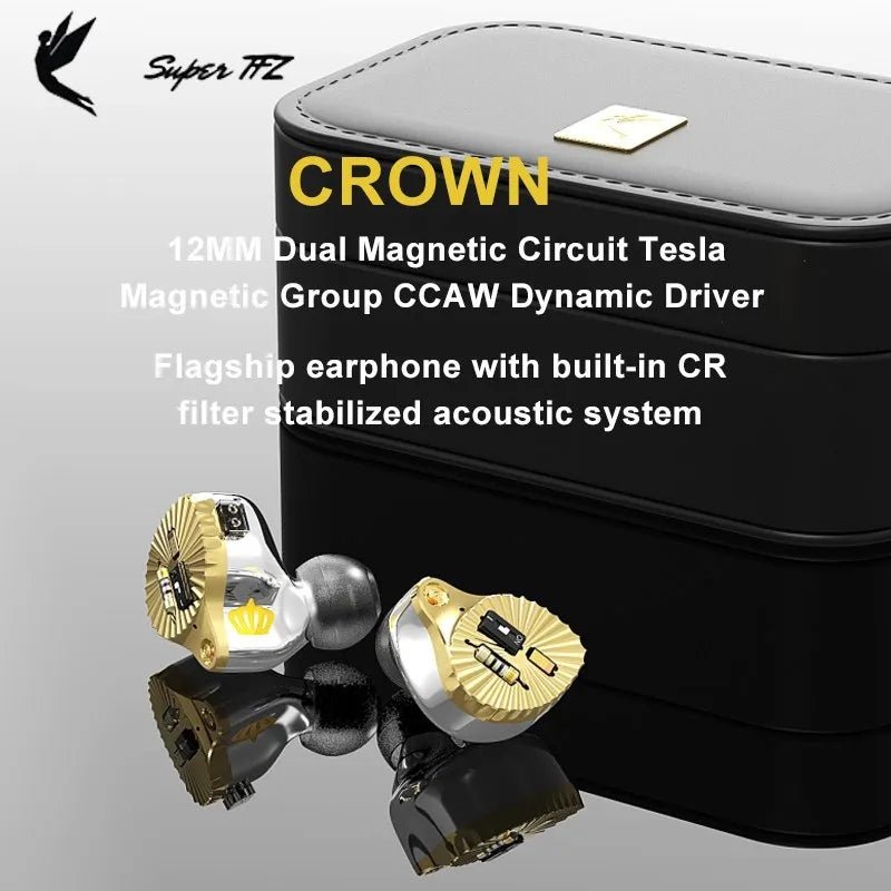 TFZ CROWN SuperTFZ 12MM Dynamic Driver HiFi In - ear Earphone IEMs - The HiFi Cat