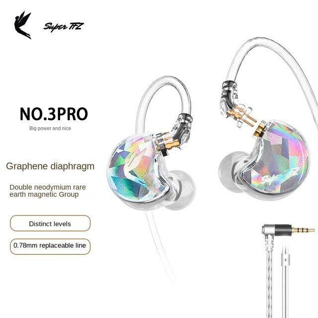 TFZ NO.3 Pro Supertfz In Ear Headphones Hifi 3.5mm/Type - c Earphone - The HiFi Cat