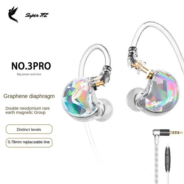 TFZ NO.3 Pro Supertfz In Ear Headphones Hifi 3.5mm/Type - c Earphone - The HiFi Cat