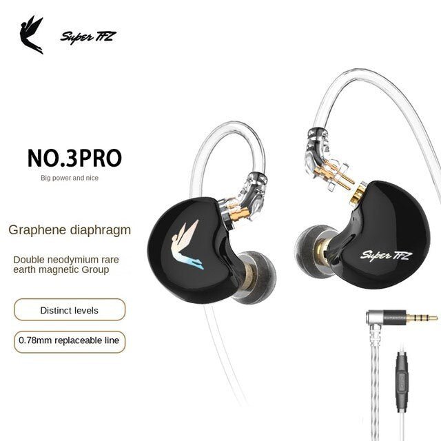 TFZ NO.3 Pro Supertfz In Ear Headphones Hifi 3.5mm/Type - c Earphone - The HiFi Cat