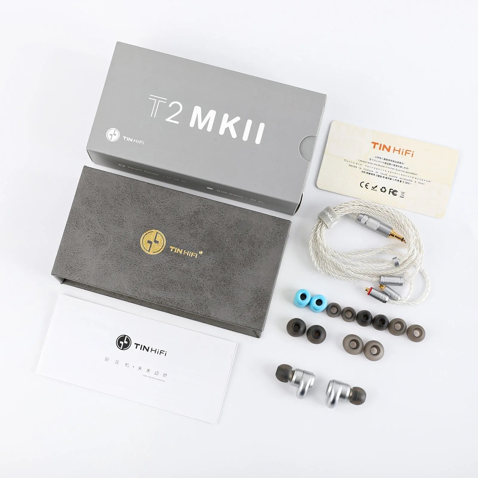 TINHIFI T2 MKII High - Definition Balanced Hi - Fi Earphone Wired Earbuds IEMs - The HiFi Cat