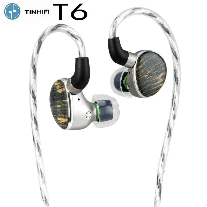 TINHIFI T6 Flagship Hybrid IEM - 1DD+1 Planar HiFi Earphones 3.5/4.4mm Balanced - The HiFi Cat