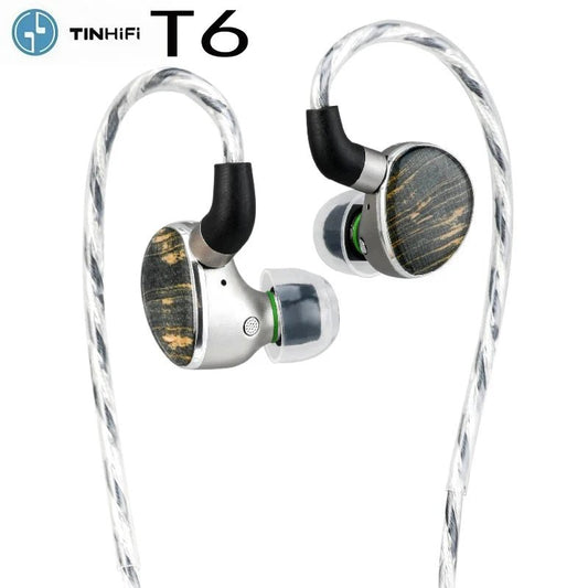 TINHIFI T6 Flagship Hybrid IEM - 1DD+1 Planar HiFi Earphones 3.5/4.4mm Balanced - The HiFi Cat