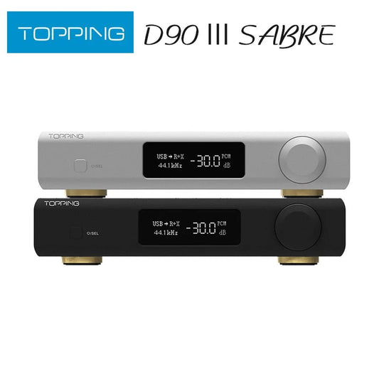 TOPPING D90 III Sabre Fully Balanced HIFI DAC Dual ESS9039S PRO - The HiFi Cat