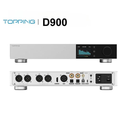 Topping D900 Ultra - Flagship DAC | 32 - Element PSRM | Bluetooth 5.1 LDAC | Hi - Res Audio - The HiFi Cat