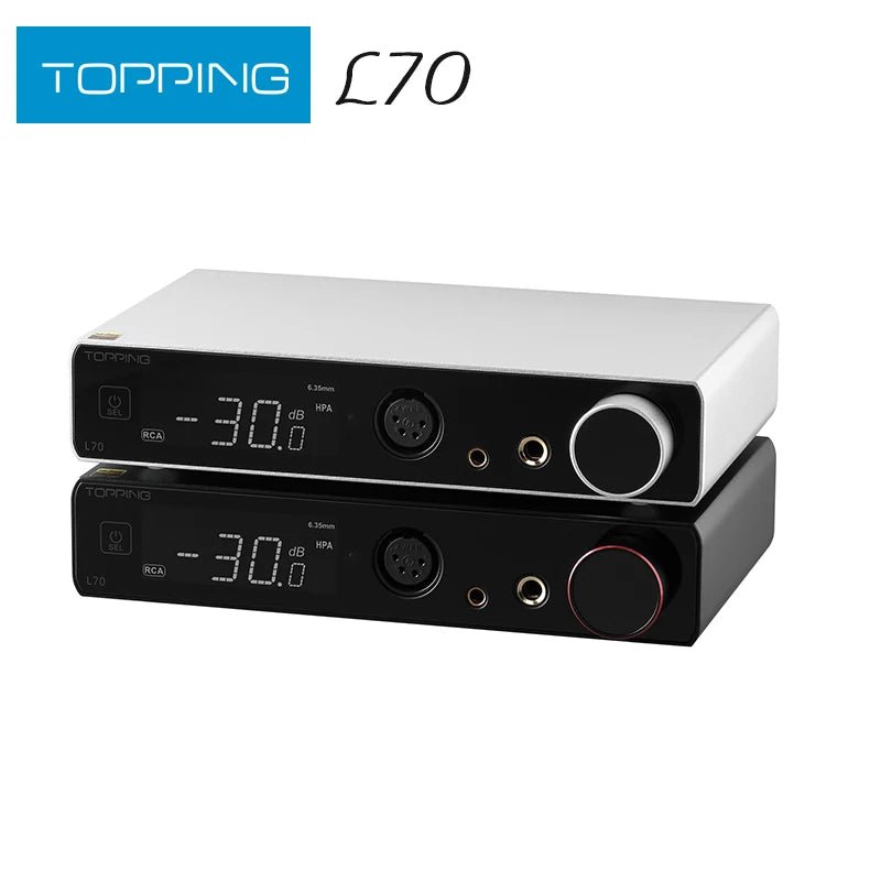 Topping L70 Fully Balanced NFCA Headphone Amplifier | 4 - Pin XLR / 4.4mm / 6.35mm - The HiFi Cat