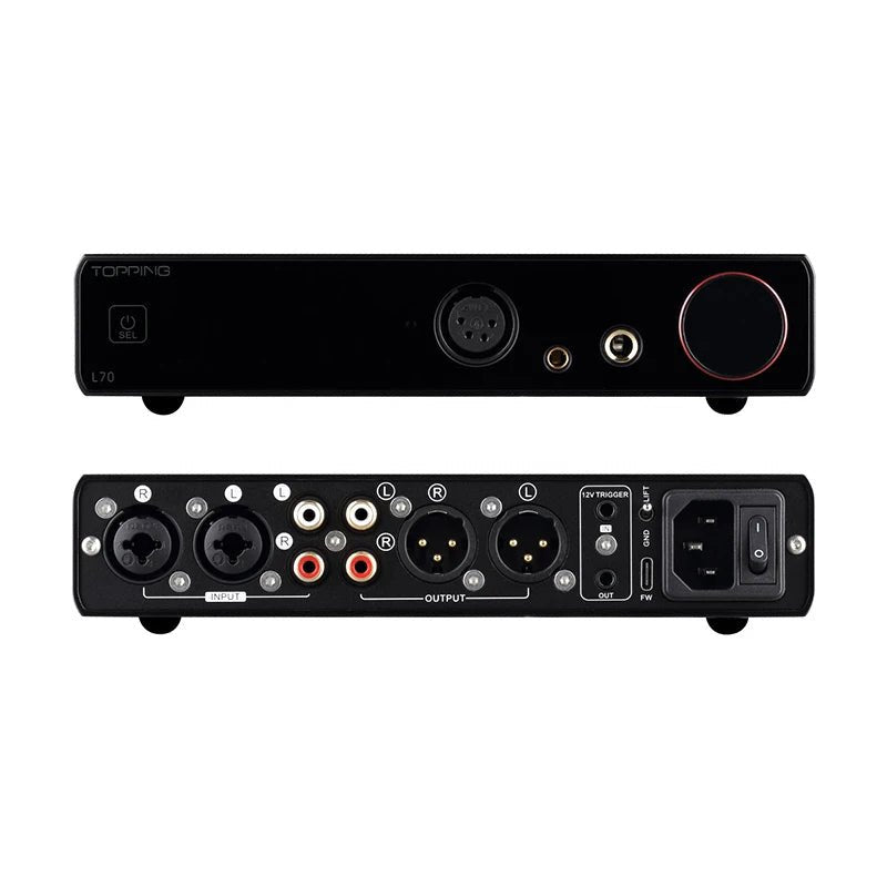 Topping L70 Fully Balanced NFCA Headphone Amplifier | 4 - Pin XLR / 4.4mm / 6.35mm - The HiFi Cat