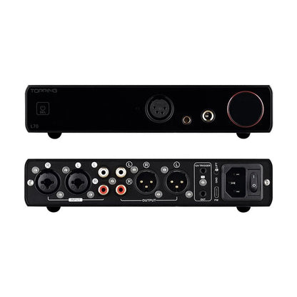 Topping L70 Fully Balanced NFCA Headphone Amplifier | 4 - Pin XLR / 4.4mm / 6.35mm - The HiFi Cat