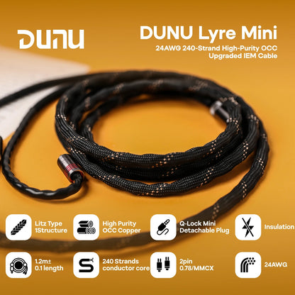 TRIPOWIN Lyre Mini 240 - Strand High - Purity OCC Copper Cable - The HiFi Cat