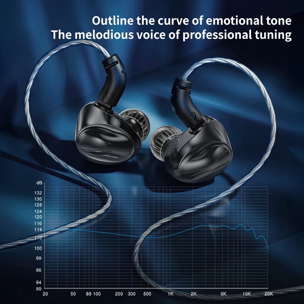 TRN Dolphin 10mm Dual Magnetic Circuit Dynamic Driver IEM - The HiFi Cat