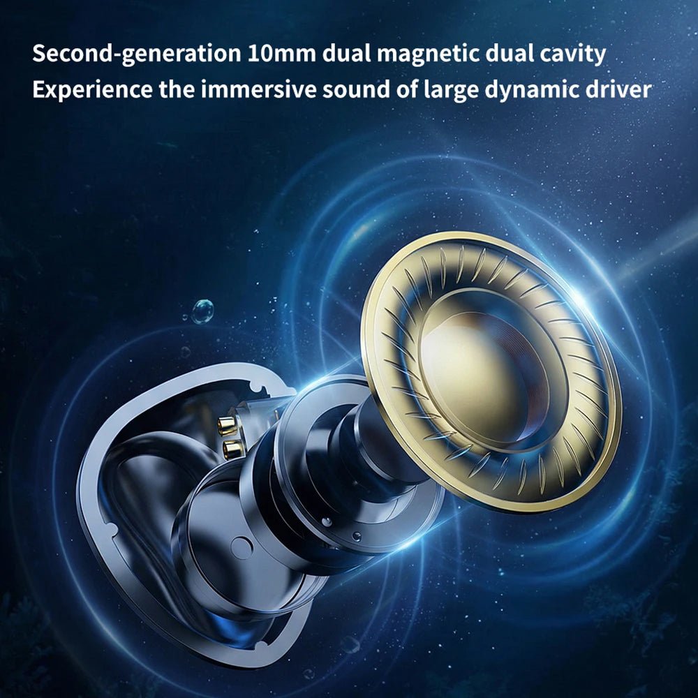 TRN Dolphin 10mm Dual Magnetic Circuit Dynamic Driver IEM - The HiFi Cat