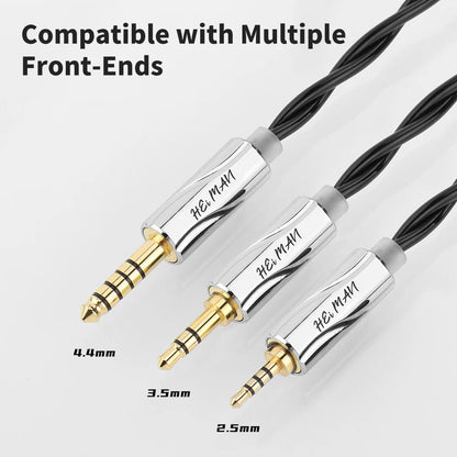 TRN Heiman Headphone Upgrade Cable 2.5MM/3.5MM/4.4MM - The HiFi Cat