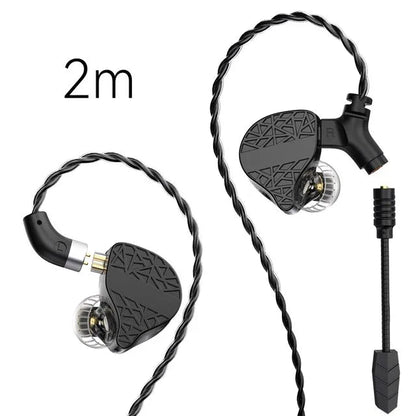 TRN Mars 1DD+1BA +1Vibration with Microphone Triple Hybrid Drivers Earphones - The HiFi Cat