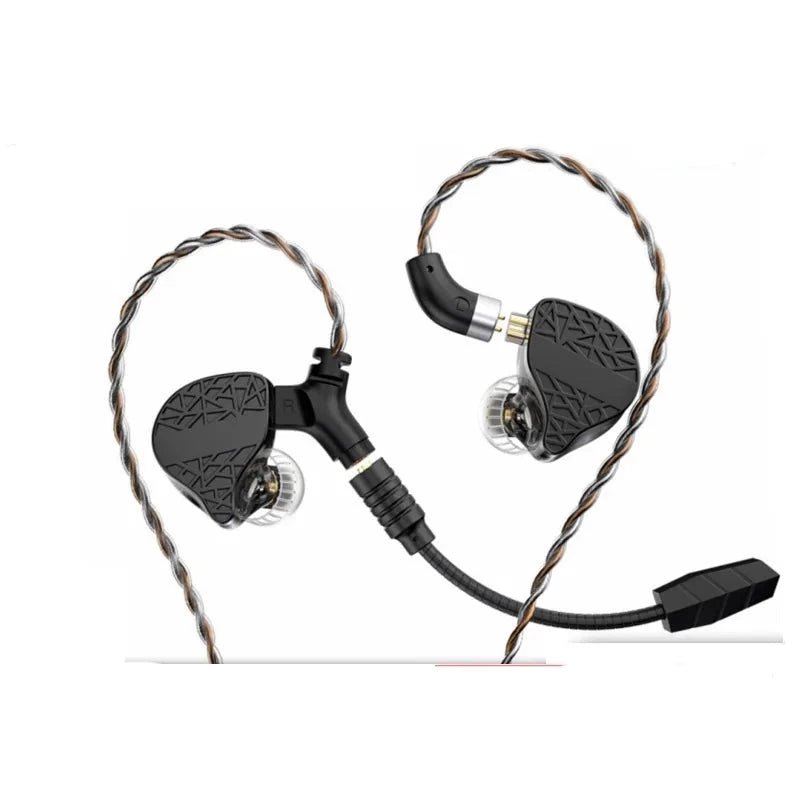 TRN Mars 1DD+1BA +1Vibration with Microphone Triple Hybrid Drivers Earphones - The HiFi Cat