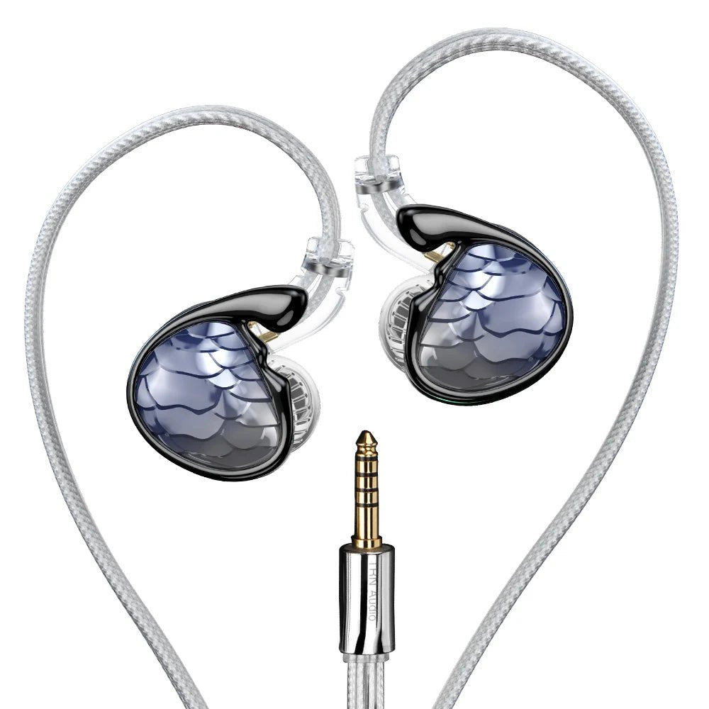 TRN MERMAID 10mm Dynamic Driver IEM | 0.78mm 2 - Pin Detachable Cable - The HiFi Cat