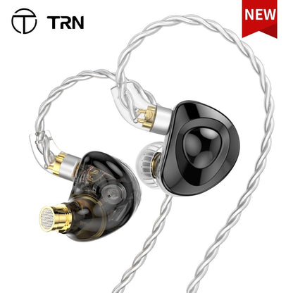 TRN MT4 2DD In Ear Earphone Bass Dual Dynamic Hi - Fi Monitor IEM DJ Running Sport Headphones Replaceable Cable For TRN Kirin - The HiFi Cat