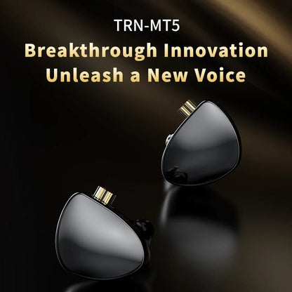 TRN MT5 Dual Dynamic Driver In - Ear Monitors Headphones - The HiFi Cat