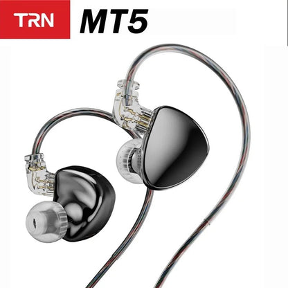 TRN MT5 Dual Dynamic Driver In - Ear Monitors Headphones - The HiFi Cat