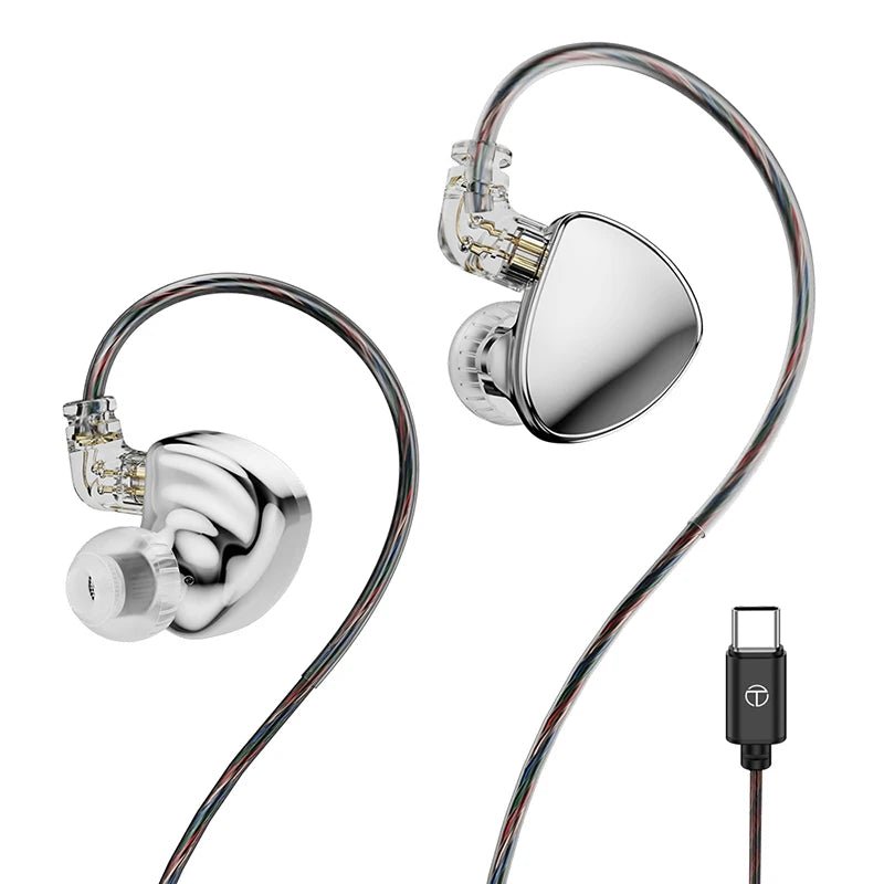 TRN MT5 Dual Dynamic Driver In - Ear Monitors Headphones - The HiFi Cat