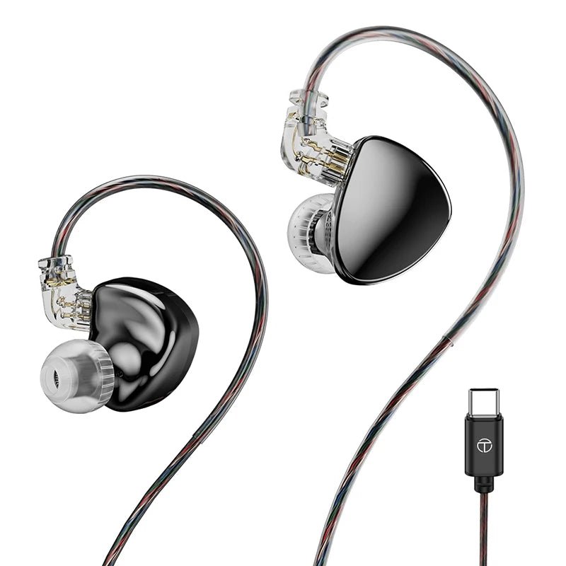 TRN MT5 Dual Dynamic Driver In - Ear Monitors Headphones - The HiFi Cat