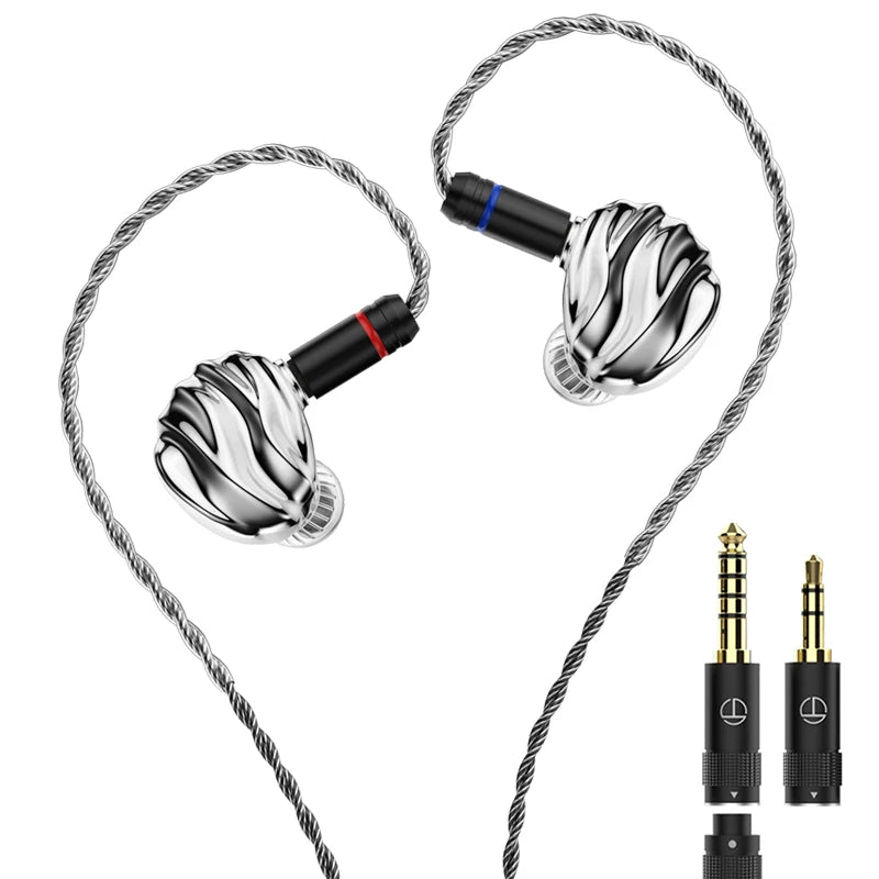 TRN Shell 4DD Planar Hybrid In - Ear Headphones - The HiFi Cat