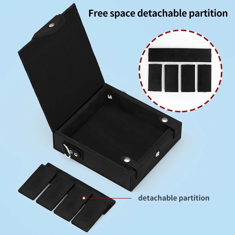 TRN T - BOX Premium IEM Storage Case - Dedicated Compartments Portable Organizer - The HiFi Cat