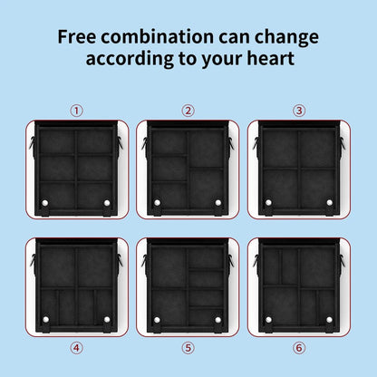 TRN T - BOX Premium IEM Storage Case - Dedicated Compartments Portable Organizer - The HiFi Cat