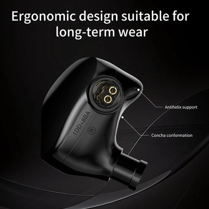 TRN VX PRO+ Hybrid IEM | 1DD + 8BA | HiFi Earphones - The HiFi Cat