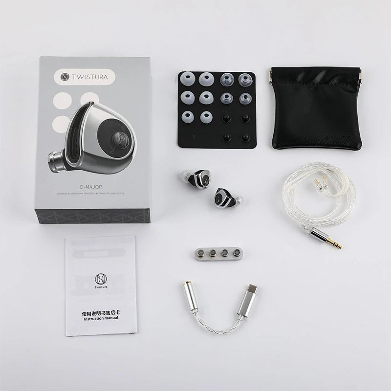 TWISTURA D - Major Dual Cavity,dual Magnet Dynamic Driver In - Ear Earphone IEMs - The HiFi Cat