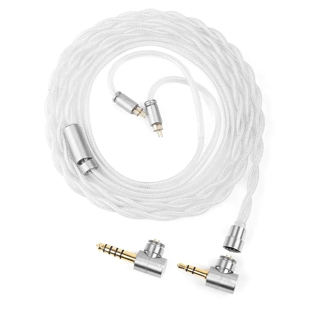 Twistura String Monocrystalline Copper Silver - Plated Hybrid Cable - The HiFi Cat