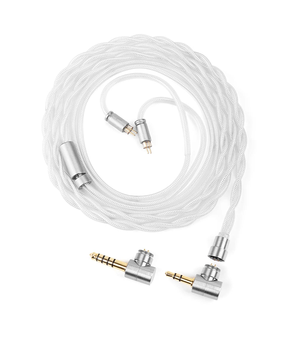 Twistura String Monocrystalline Copper Silver - Plated Hybrid Cable - The HiFi Cat