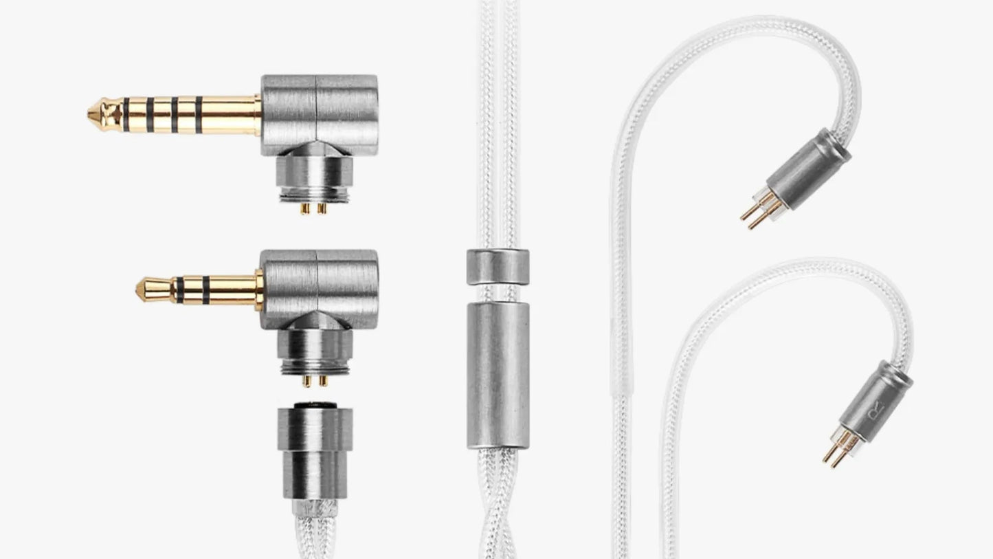 Twistura String Monocrystalline Copper Silver - Plated Hybrid Cable - The HiFi Cat