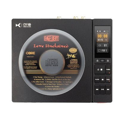 xDuoo CDM-10 High-Performance Portable Tube CD Player | Dual CS43198 - The HiFi Cat