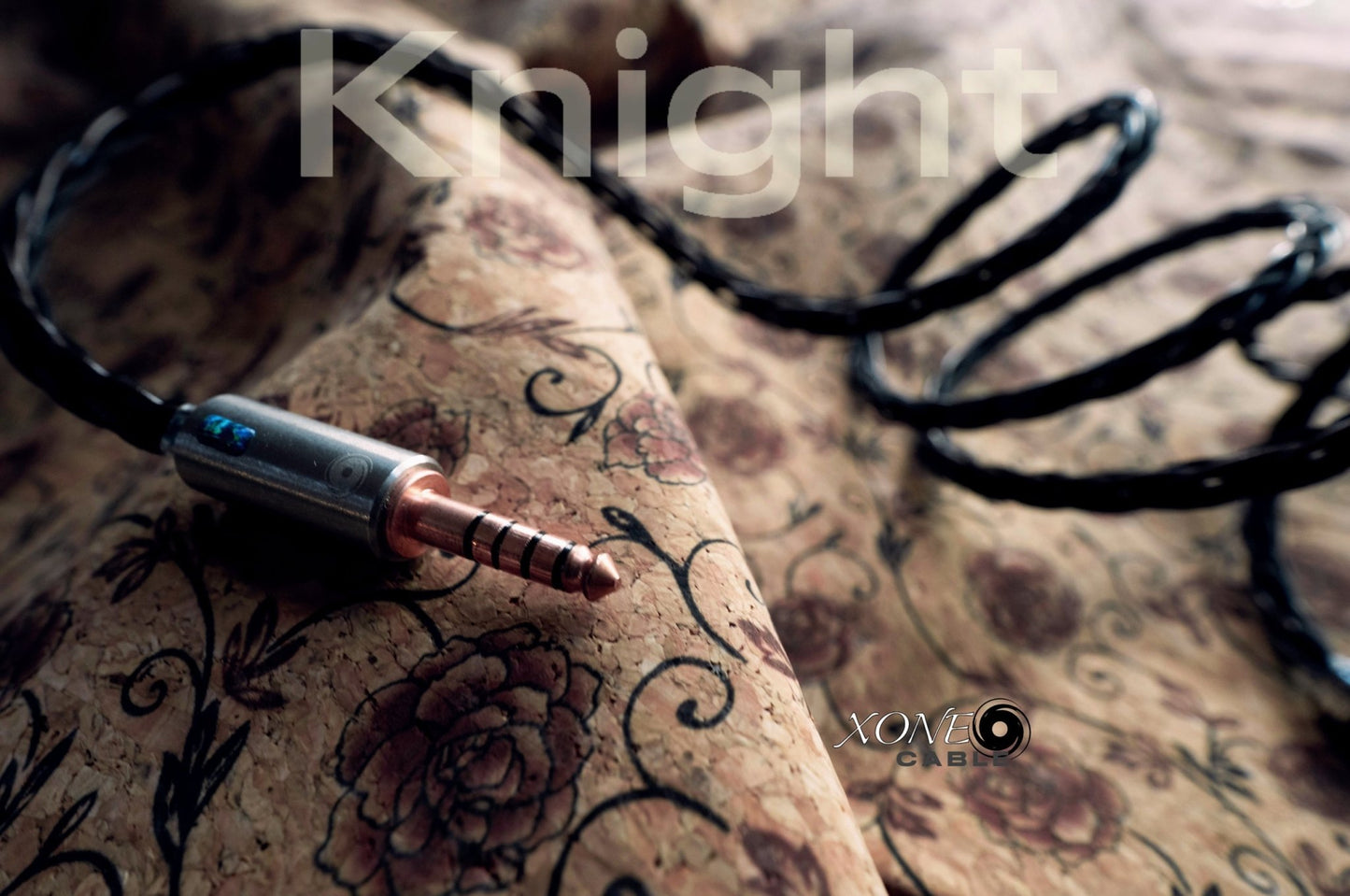 XONE Knight Headphone Cable - Antique Copper and Single - Crystal Copper Hybrid - The HiFi Cat